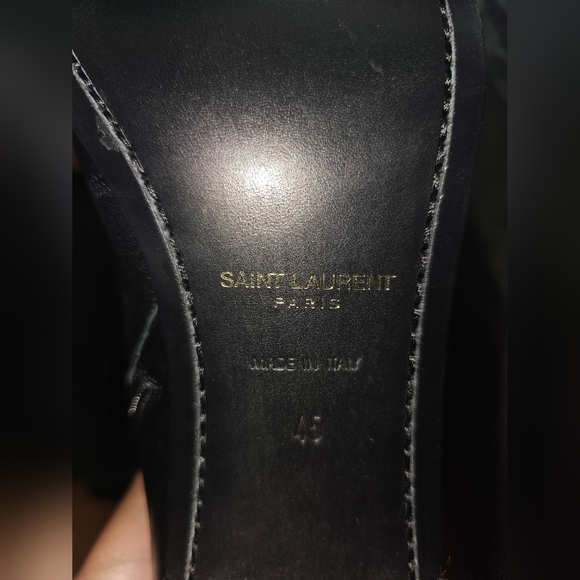 YSL Saint Laurent Paris Otto Boots Men Size EU 45 / US 12 - Picture 10 of 17
